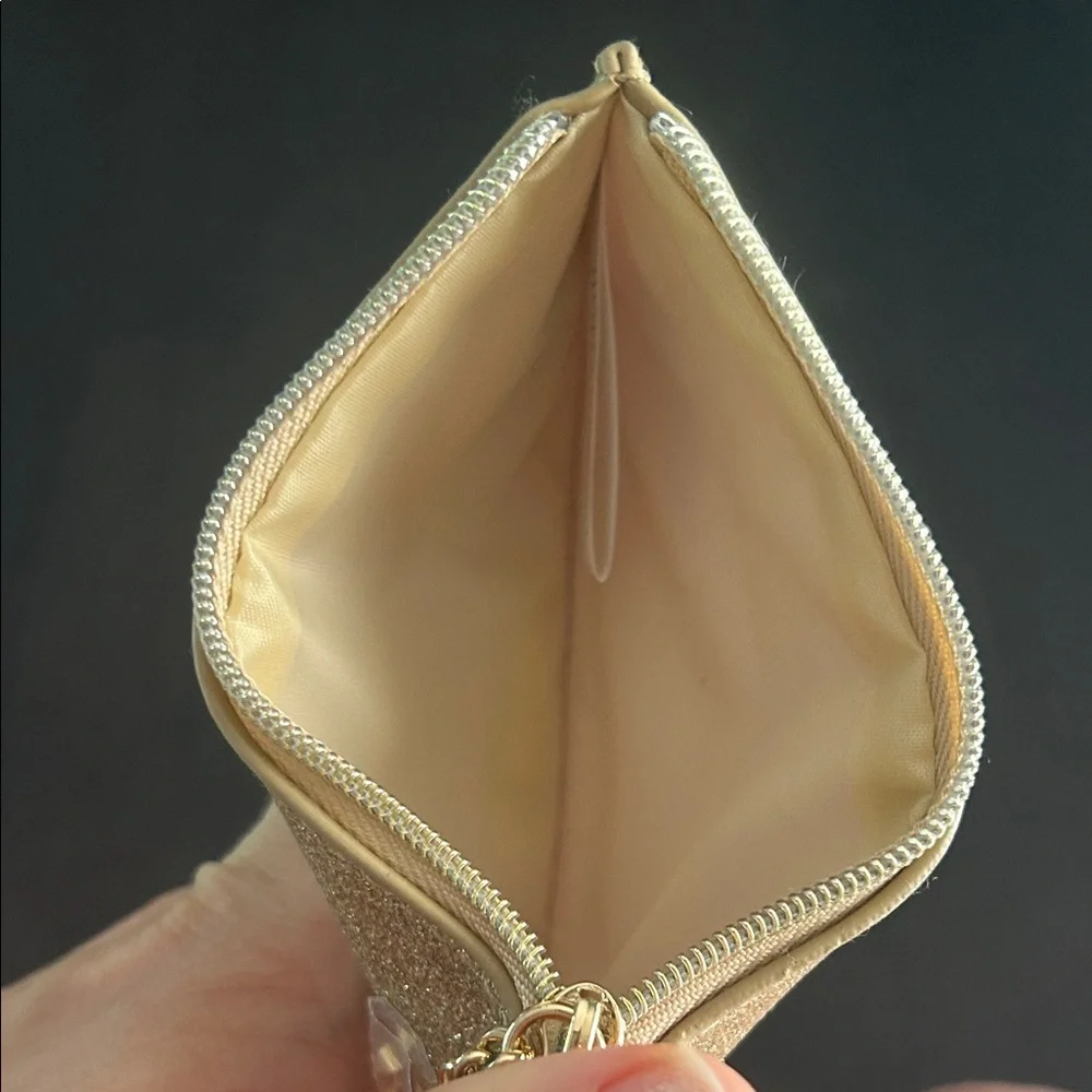 Jimmy Choo Parfums Shimmering Gold Card Case Pouch - Picture 5 of 5